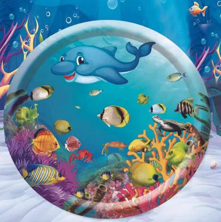 FurBuddy summer pet water play mat full product view