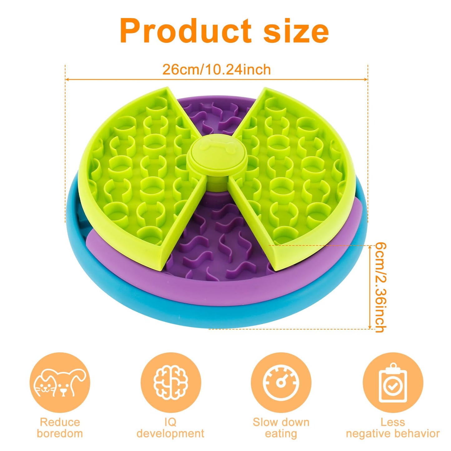 FurBuddy 3-in-1 Puzzle Feeder